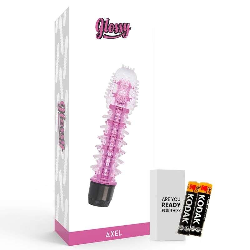 Vibratore Jelly Axel Impermeabile, Vibrazioni Potenti e Ergonomiche