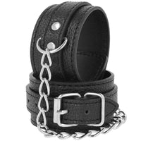 Thumbnail for Polsini Regolabili Darkness Bondage in Pelle PU e Metallo Antiallergico