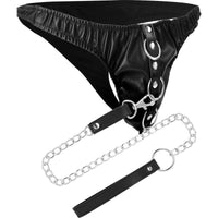 Thumbnail for Collare BDSM in pelle vegana e metallo resistente per giochi intensi