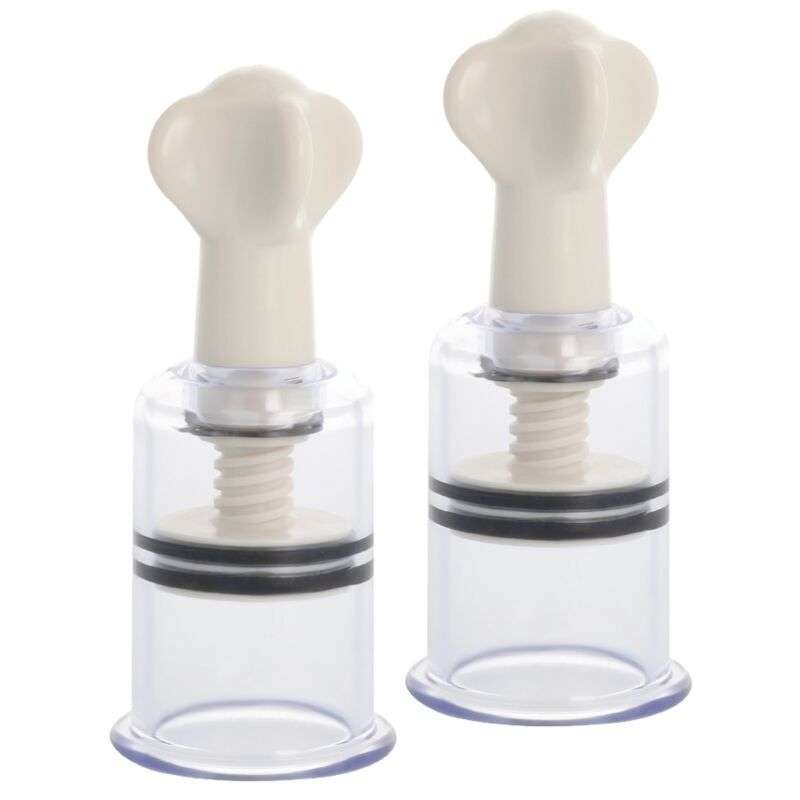 Ventose per Capezzoli Effetto Stimolante - 2 Pezzi in Plastica Trasparente