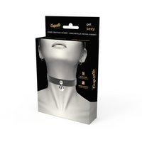 Thumbnail for Collana fetish vegan regolabile elegante in pelle senza nichel