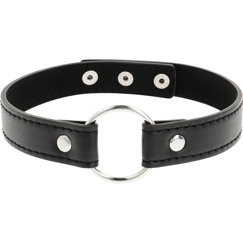 Collana fetish in pelle vegana regolabile - Eleganza e stile unico