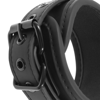 Thumbnail for Manette BDSM vegane in pelle e metallo nickel free, comfort e sicurezza