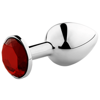 Thumbnail for Plug anale in metallo conica in alluminio rosso per sensazioni intense