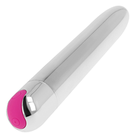 Thumbnail for Vibratore d'argento ricaricabile con 10 modalità di vibrazione per il massimo piacere