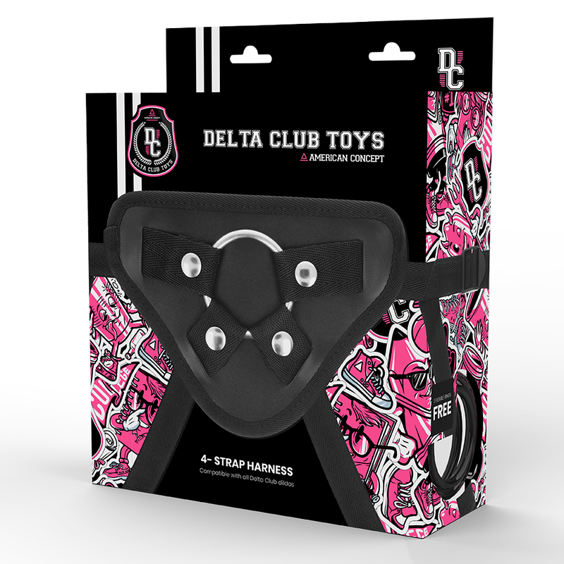 Imbracatura regolabile in neoprene per dildo DELTACLUB, comfort e controllo