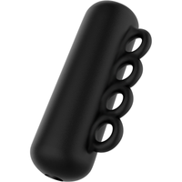 Thumbnail for TENSEK 5 Masturbatore Nero con Linee di Stimolazione e Maniglia Ergonomica
