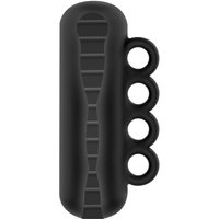 Thumbnail for TENSEK 5 Masturbatore Nero con Linee di Stimolazione e Maniglia Ergonomica