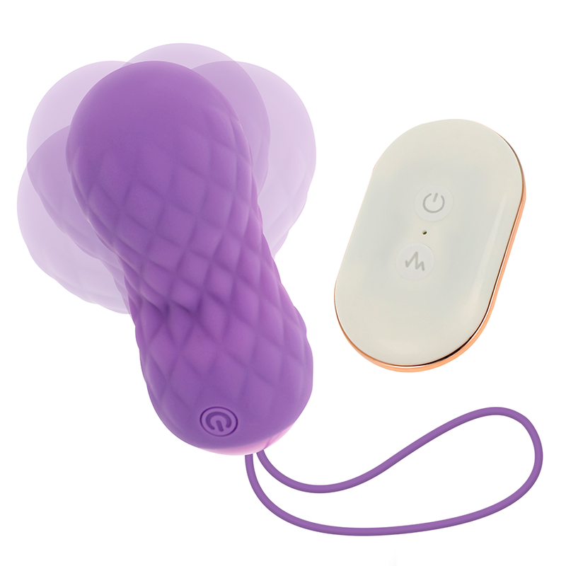 Uovo vibrante con telecomando, 7 modalità oscillanti e design discreto