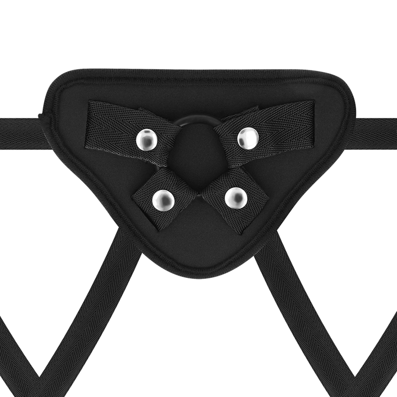 Imbracatura Rock Army in pelle PU con anelli in silicone, compatibile con dildo