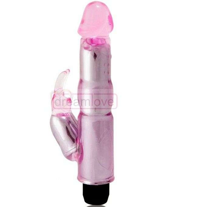 Vibratore Rabbit Piccolo Viola con Vibrazioni Multiple e TPR